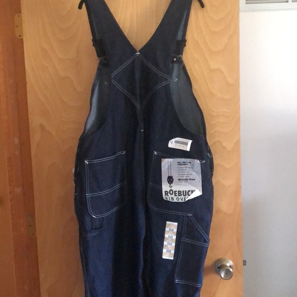 Vintage Roebucks bib overalls NWT - Picture 3 of 4